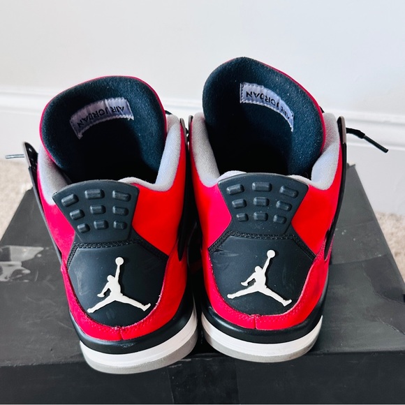 Engine Red Air Jordan 4 Retro Sneakers Size 10.5 - Picture 5 of 10